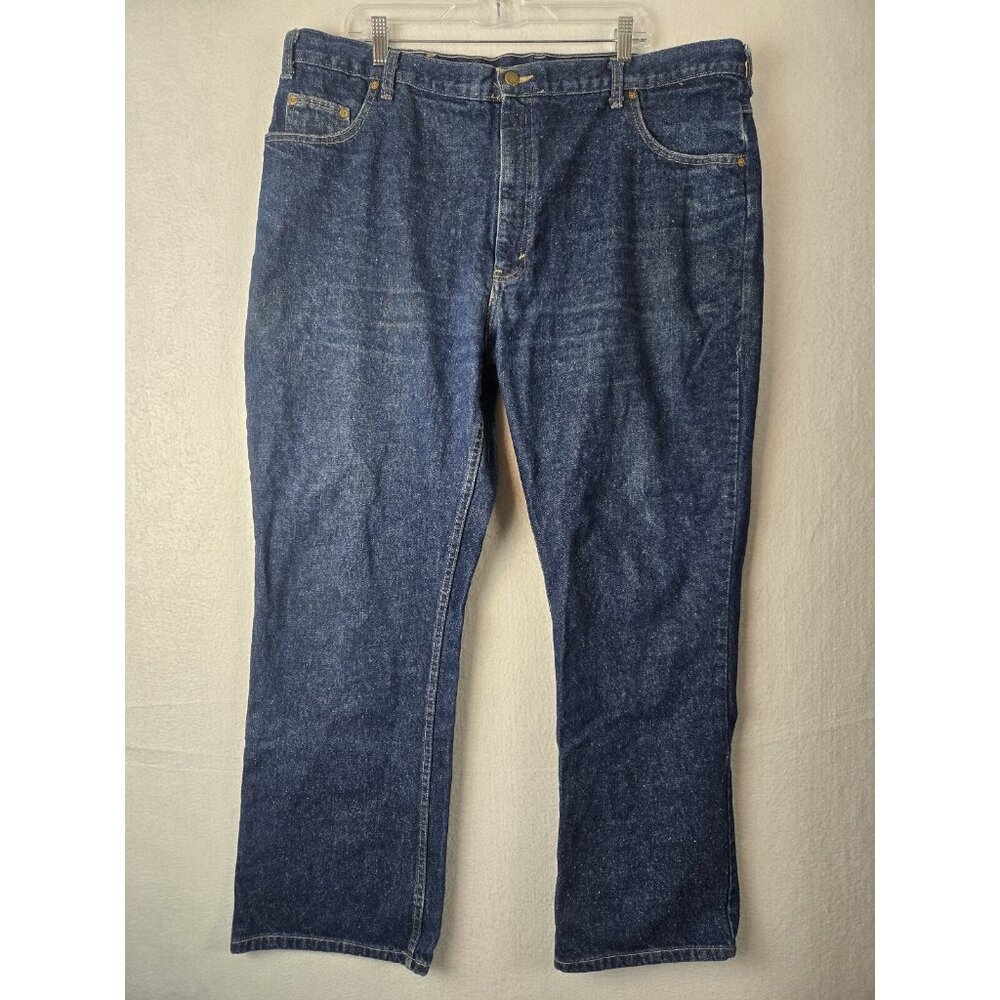 Long Haul Mens Jeans Size 44 x 32 Cotton Blue‎